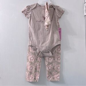 Baby phat Infant girls 3 pcs outfit set size 6-9 Months